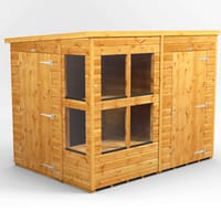 Power 8x6 Pent Potting Shed Combi