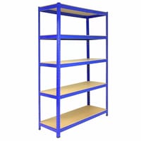Bulldog 120cm x 50cm 5 Tier Shelving in Blue