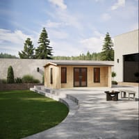 Power 18x18 Snug Log Cabin 44mm