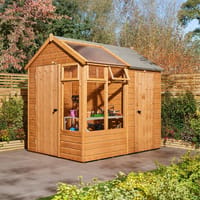 Rowlinson 6x8 Wooden Growhouse with Store