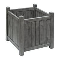 1x1 Alderley Grey Square Planter