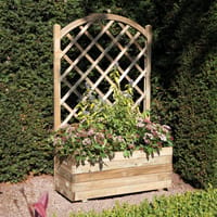 2x1 Rectangular Planter & Lattice