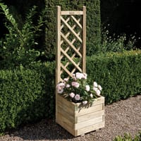 1x1 Square Planter & Lattice