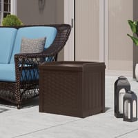 Suncast Georgia 83L Storage Box - Java Brown