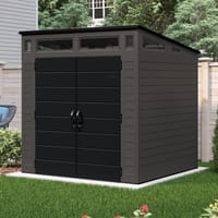 Suncast Modernist 7x7 Pent Roof Plastic Shed