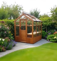 Swallow Robin 5x6 Wooden Greenhouse