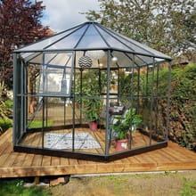 Halls Atrium Hexagonal Greenhouse