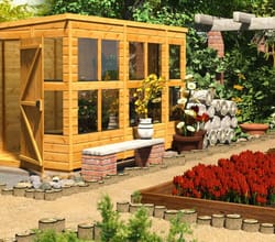 Power Pent Potting Shed