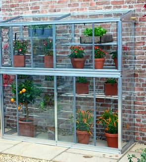 2x5 Access Harewood Midi Leanto Toughened