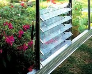 Halls 18inch Silver 5 Blade Louvre Vent