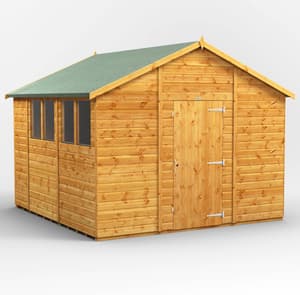 10ft Wide Shiplap Apex Sheds