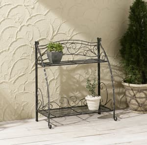 VegTrug Folding Plant Stand 2 Shelf