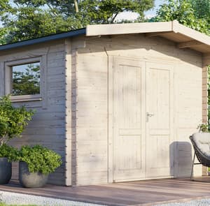Power 10x12 Chalet Workshop Log Cabin