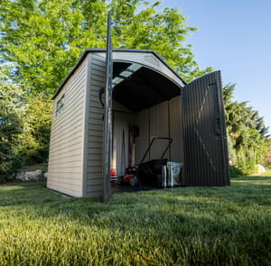 Lifetime 7x7 Plastic Shed Desert Sand