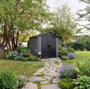 Lifetime 7x7 Plastic Shed with Windows