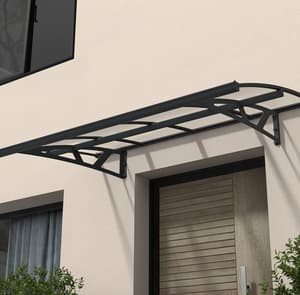 Palram Canopia Amsterdam 2230 Door Canopy Dark Grey