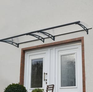 Palram Canopia Aquila 3000 Door Canopy Dark Grey