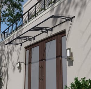 Palram Canopia Aquila 4500 Door Canopy Dark Grey