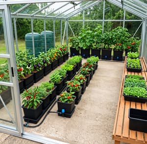Automatic Watering System Plus Kit for 10x12