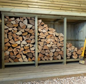 Garden Village Billington Large Wooden Log Store