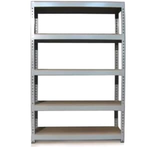 Bulldog 120cm x 50cm 5 Tier Shelving in Grey