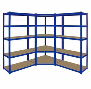 Bulldog 90cm 5 Tier Corner Racking Set in Blue