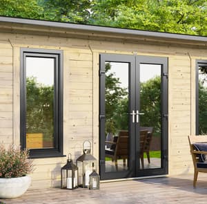 Power 18x12 Apex Log Cabin 44mm