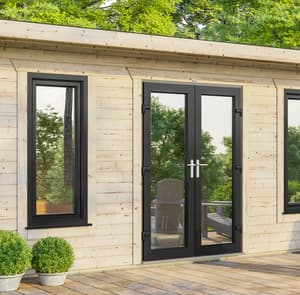 Power 20x18 Pent Log Cabin 44mm