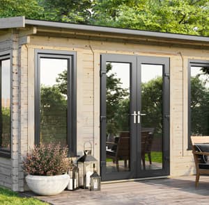 Power 16x16 Apex Log Cabin 44mm