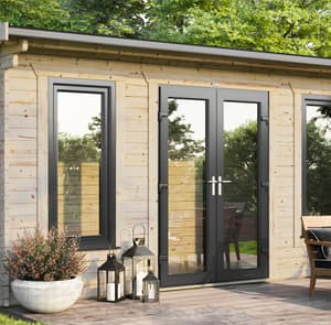 Power 18x8 Apex Log Cabin 44mm