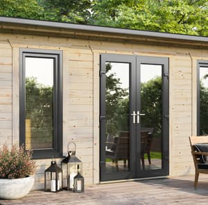 Power 20x12 Apex Log Cabin 44mm