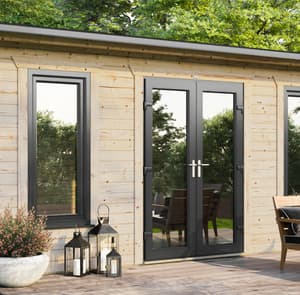 Power 20x14 Apex Log Cabin 44mm