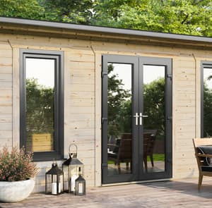 Power 20x16 Apex Log Cabin 44mm