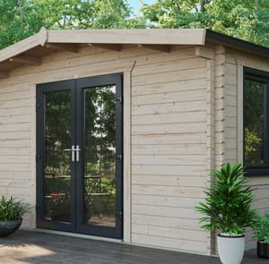 Power 18x14 Chalet Log Cabin 44mm