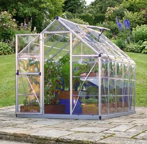 Palram Canopia Harmony 6x10 Silver Clear Poly