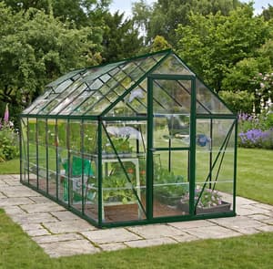 Palram Canopia Harmony 6x14 Green Clear Polycarbonate