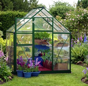 Palram Canopia Harmony 6x4 Green Clear Poly