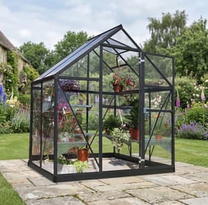 Palram Canopia Harmony 6x4 Grey Clear Poly