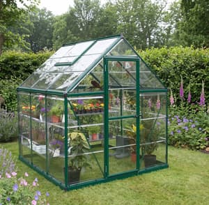 Palram Canopia Harmony 6x6 Green Clear Poly