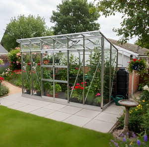 Elite Edge 4x18 Pent Roof Toughened 