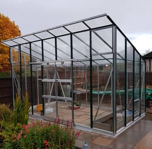 Elite Edge 8x14 Pent Roof Toughened 