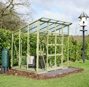 Elite Edge 6x12 Pent Roof Toughened 