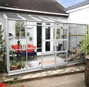 Elite Kensington 6x12 Leanto Toughened 
