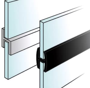 Elite Muntin and Roof Glass Spacer Black