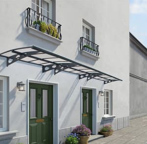 Palram Canopia Herald 6690 Door Canopy Dark Grey