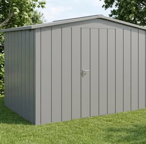 Hormann Juno 10x7 Apex Metal Garden Shed