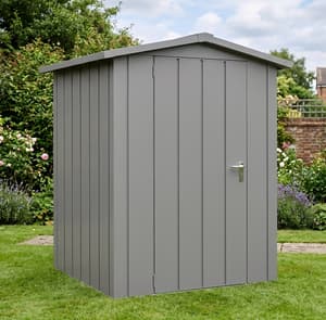 Hormann Juno 5.5x5.5 Apex Metal Garden Shed