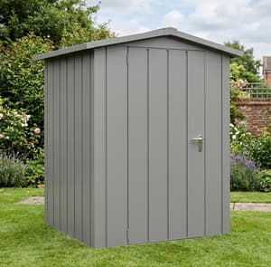 Hormann Juno 5.5x5.5 Apex Metal Garden Shed