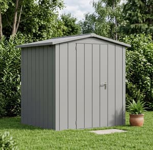 Hormann Juno 7x5.5 Apex Metal Garden Shed
