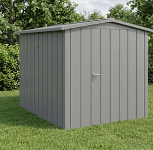 Hormann Juno 7x8.5 Apex Metal Garden Shed